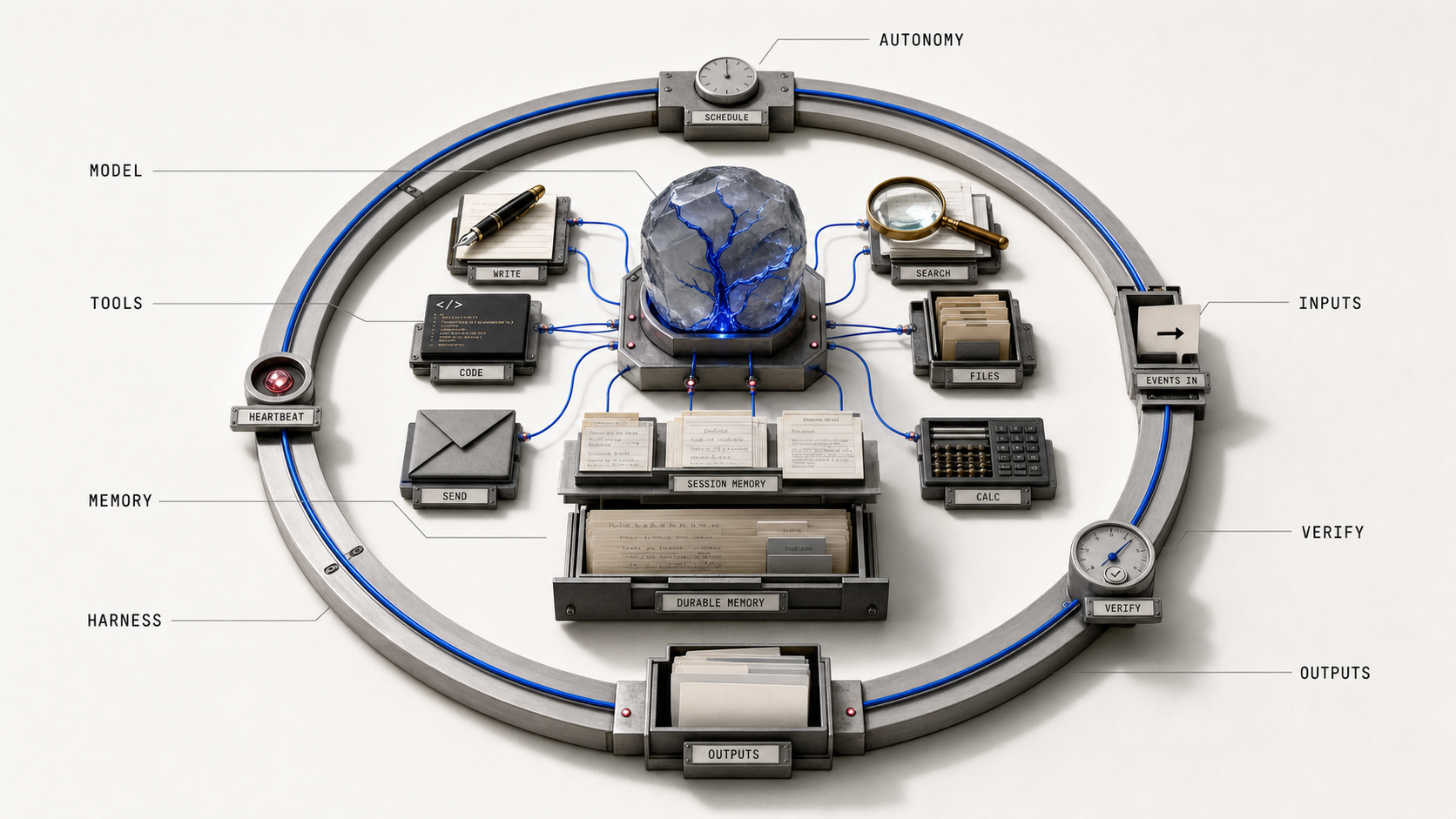 Recap — Brain, Skills, Memory, Harness